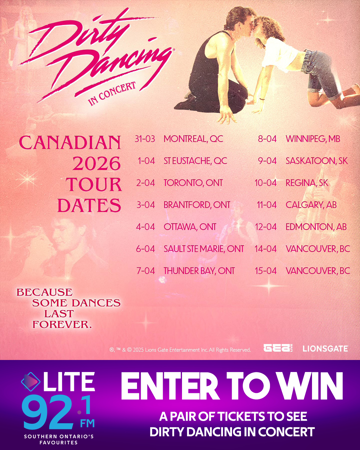 Enter to Win Tickets to Dirty Dancing in Concert